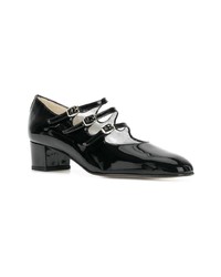 schwarze Leder Pumps von Carel