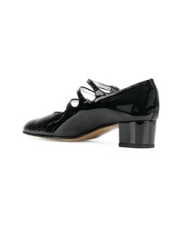 schwarze Leder Pumps von Carel