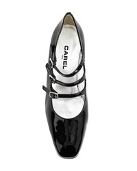 schwarze Leder Pumps von Carel