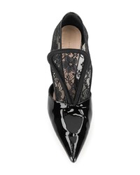 schwarze Leder Pumps von Christopher Kane