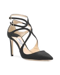 schwarze Leder Pumps von Jimmy Choo