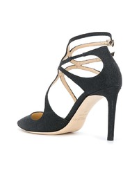 schwarze Leder Pumps von Jimmy Choo