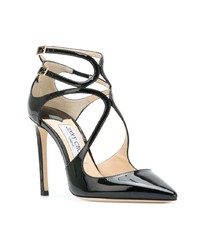 schwarze Leder Pumps von Jimmy Choo