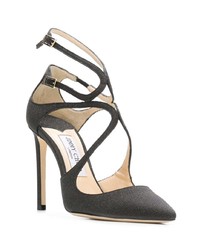 schwarze Leder Pumps von Jimmy Choo