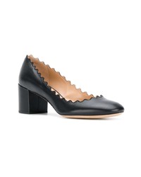 schwarze Leder Pumps von Chloé