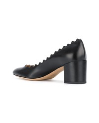 schwarze Leder Pumps von Chloé