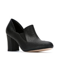 schwarze Leder Pumps von Sarah Chofakian