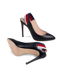 schwarze Leder Pumps von Gucci