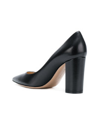 schwarze Leder Pumps von Gianvito Rossi