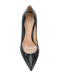 schwarze Leder Pumps von Gianvito Rossi