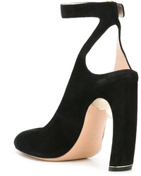 schwarze Leder Pumps von Nicholas Kirkwood