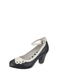 schwarze Leder Pumps von Lola Ramona