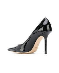 schwarze Leder Pumps von Jimmy Choo