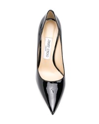 schwarze Leder Pumps von Jimmy Choo