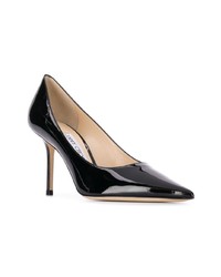 schwarze Leder Pumps von Jimmy Choo