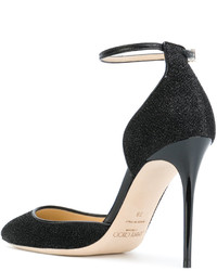 schwarze Leder Pumps von Jimmy Choo