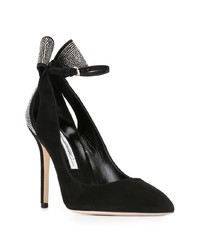 schwarze Leder Pumps von Brian Atwood