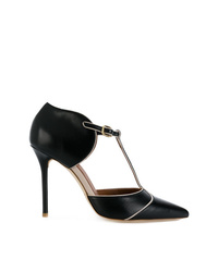 schwarze Leder Pumps von Malone Souliers