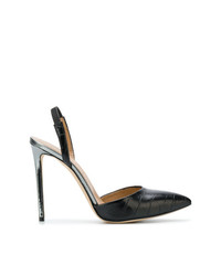 schwarze Leder Pumps von Marc Ellis