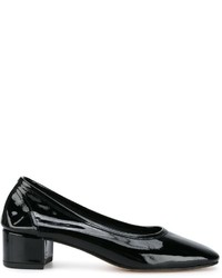 schwarze Leder Pumps von Maryam Nassir Zadeh