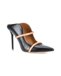 schwarze Leder Pumps von Malone Souliers