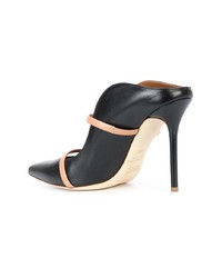 schwarze Leder Pumps von Malone Souliers