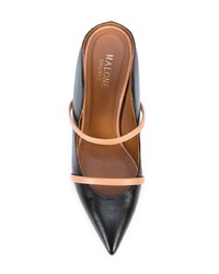 schwarze Leder Pumps von Malone Souliers