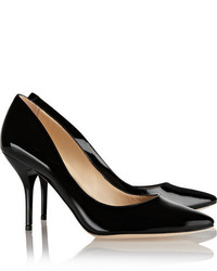 schwarze Leder Pumps von Jimmy Choo