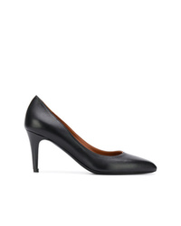 schwarze Leder Pumps von Michel Vivien