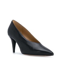 schwarze Leder Pumps von MICHAEL Michael Kors