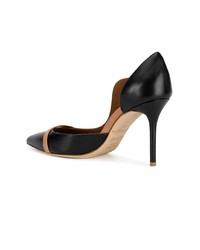 schwarze Leder Pumps von Malone Souliers