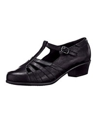 schwarze Leder Pumps von Naturläufer