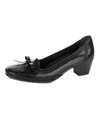 schwarze Leder Pumps von Naturläufer