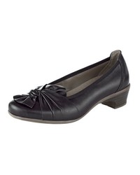 schwarze Leder Pumps von Naturläufer