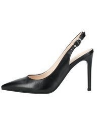 schwarze Leder Pumps von Nero Giardini