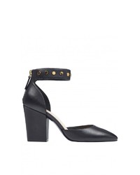 schwarze Leder Pumps von Nine West