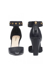 schwarze Leder Pumps von Nine West