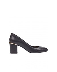 schwarze Leder Pumps von Nine West