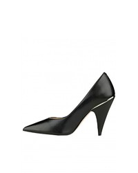 schwarze Leder Pumps von Nine West