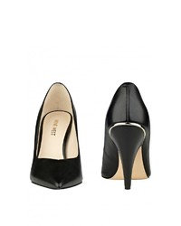 schwarze Leder Pumps von Nine West