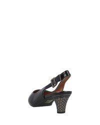 schwarze Leder Pumps von OTTO