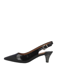 schwarze Leder Pumps von OTTO