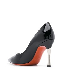 schwarze Leder Pumps von Baldinini