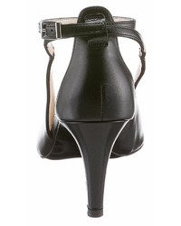 schwarze Leder Pumps von Peter Kaiser