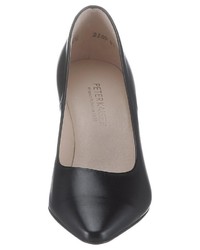 schwarze Leder Pumps von Peter Kaiser