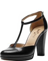 schwarze Leder Pumps von PoiLei