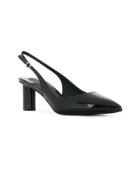 schwarze Leder Pumps von Salvatore Ferragamo