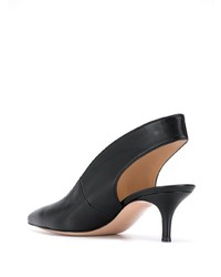 schwarze Leder Pumps von Gianvito Rossi