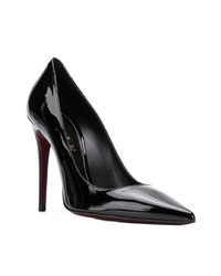 schwarze Leder Pumps von Deimille