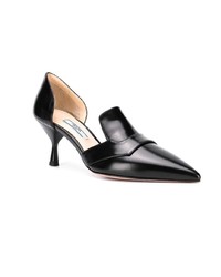 schwarze Leder Pumps von Prada